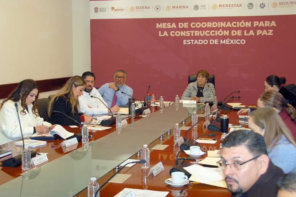 #Municipios | Instala GEM mesa de coordinación para la paz en #Texcaltitlán