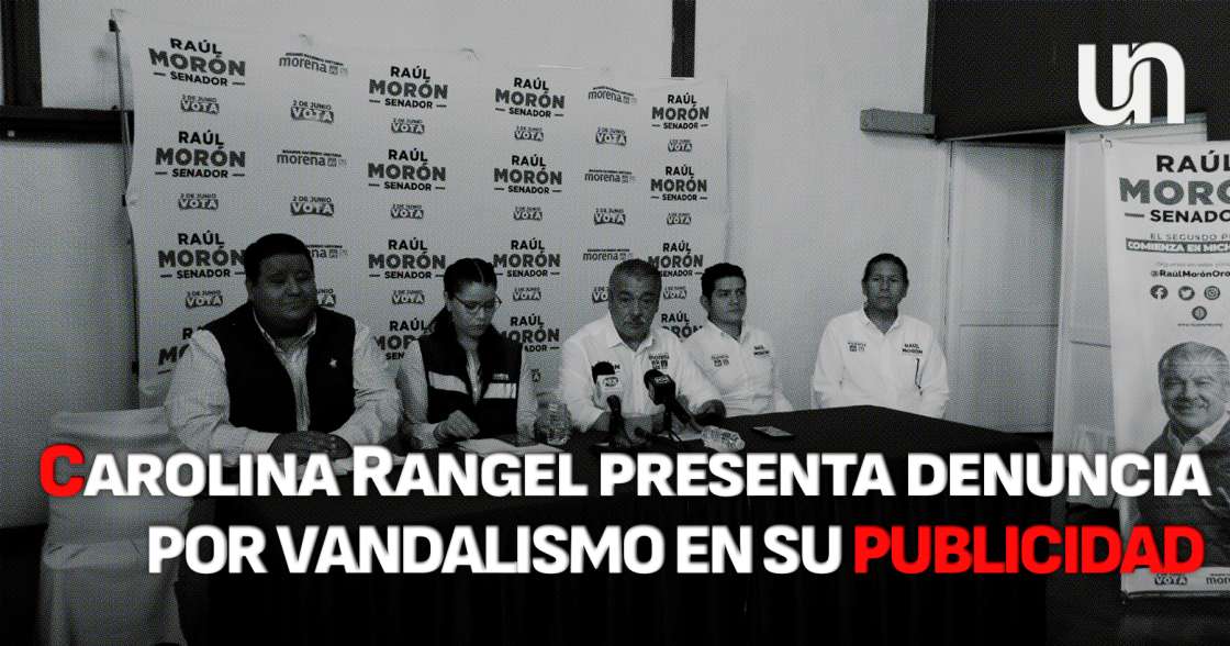 Carolina Rangel presenta denuncia por vandalismo en su publicidad
