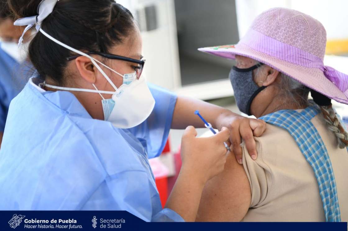 Han sido inmunizadas al Coronavirus más de 280 mil personas en Puebla