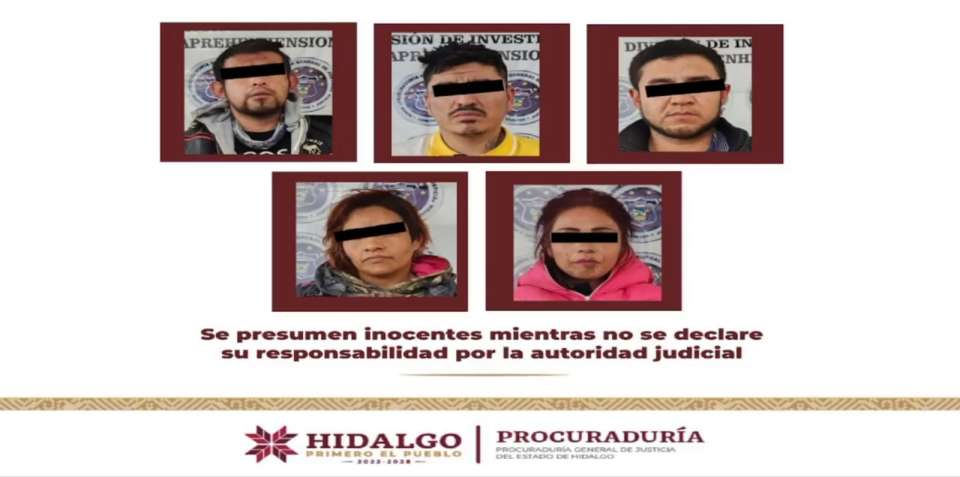 Imagen: Procuraduría General de Justicia del Estado de Hidalgo.