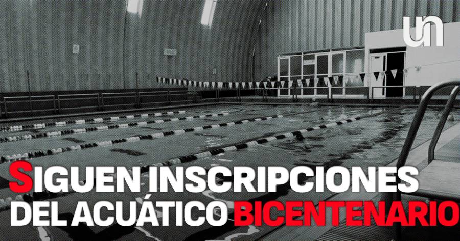 Complejo Acuático Bicentenario continúa con el proceso de inscripción